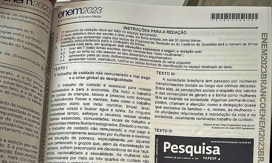 Enem: cartilha de redação é divulgada - confira