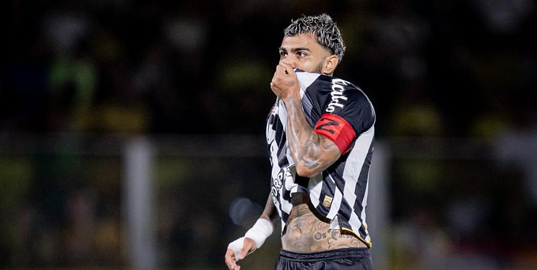 Sem Neymar, Gabigol brilha em empate do Santos com Mirassol