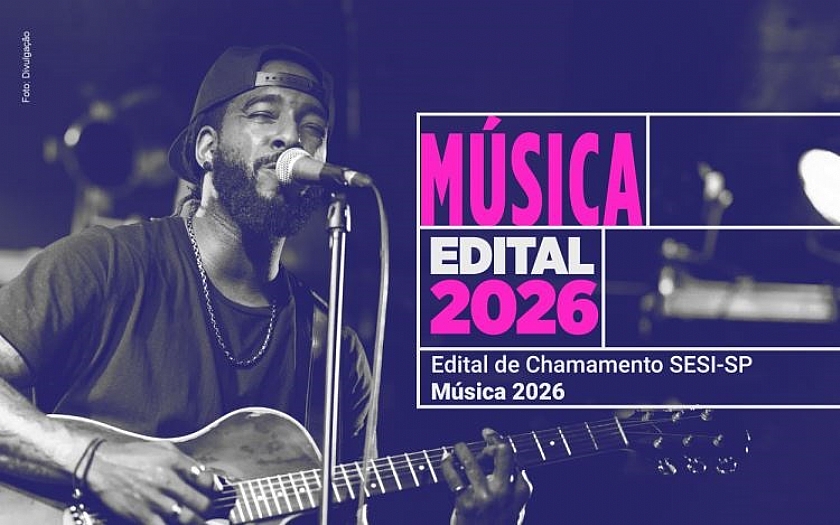 SESI seleciona artistas da música via edital para compor programação de 2026